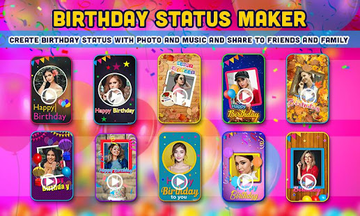 Birthday Video Maker with Song and Name 2021 1.0.15 APK screenshots 5