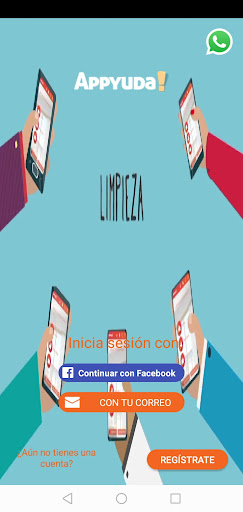 Android application AppYuda! screenshort