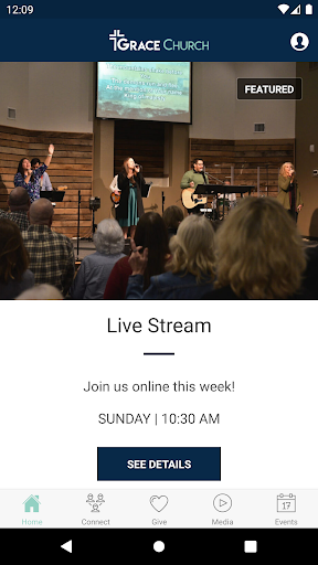 Android application Grace Church DFW screenshort