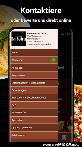 Pizzeria La Sofra Herten Screen 3
