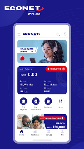 Android application My Econet screenshort
