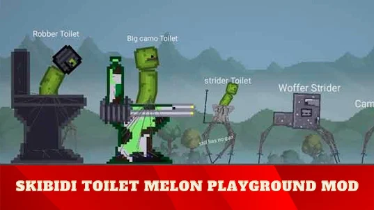 Mod Skibidi Toilet Melon