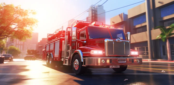 Fire Truck Game:US Firefighter