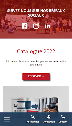 Android application Guiraud Distribution screenshort