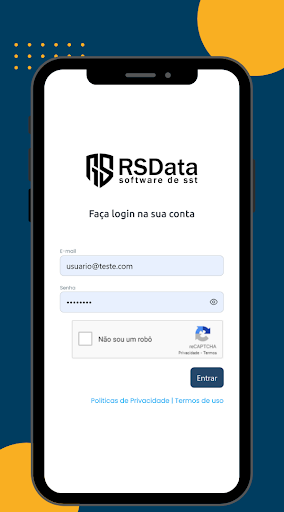 Android application Controle de entrega de EPI screenshort