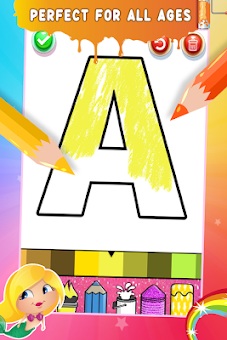 Glitter Number & ABC Coloring screenshot 6