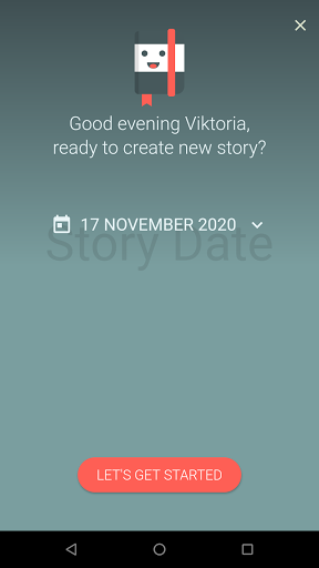 Android application Journy - A Daily Mood Tracker screenshort