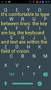 1C Big Keyboard MOD APK (Ad-Free Unlocked) 2