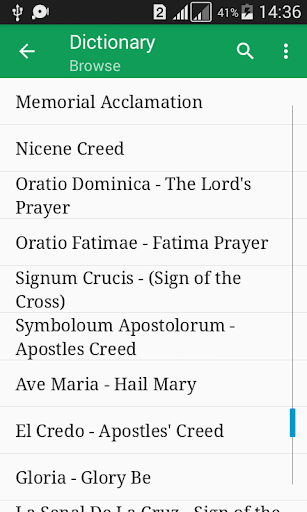 Android application Catholic Prayers Offline screenshort