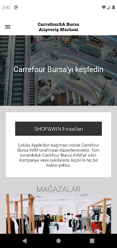 Android application Carrefour Bursa screenshort