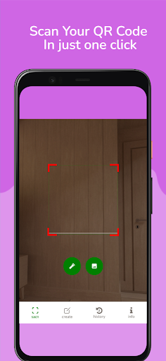 Android application Easy QR Code Scanner screenshort