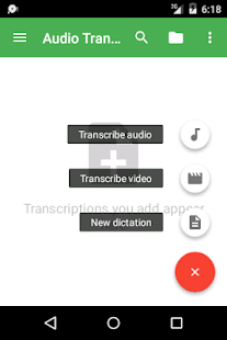 Transcription Tool Captura de pantalla