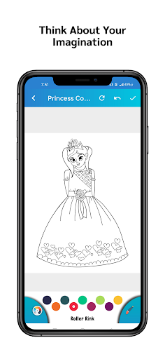 Princess Coloring Game Screen 3