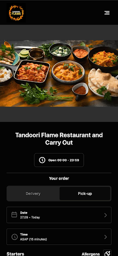 Tandoori Flame Restaurant Screen 2