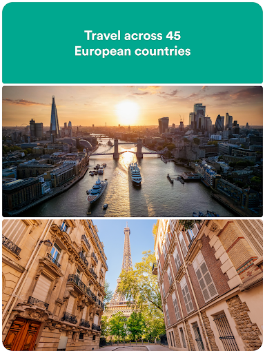 Screenshot of Trainline: Train travel Europe