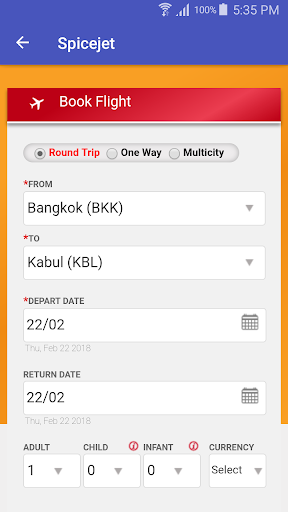 All Flight Tickets Booking Screenshot 4 - AppWisp.com