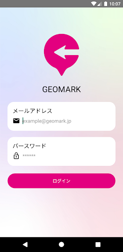 Android application GEOMARK GPS Marker on Map screenshort