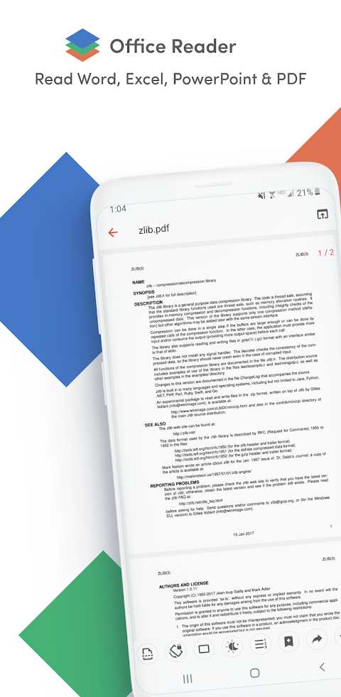 Office Reader - PDF,Word,Excelのおすすめ画像1