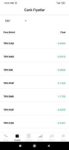 Balans FX Sinyal ve Analiz App Screen 2
