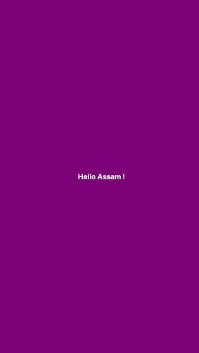 Android application Hello Assam screenshort