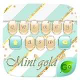 Mint Gold GO Keyboard Theme icon