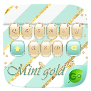 Mint Gold GO Keyboard Theme