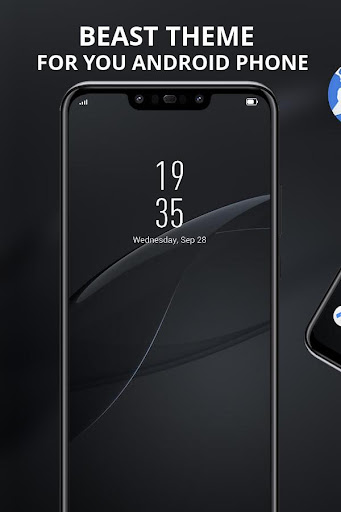 Abstract theme Black business reflection for REDMI