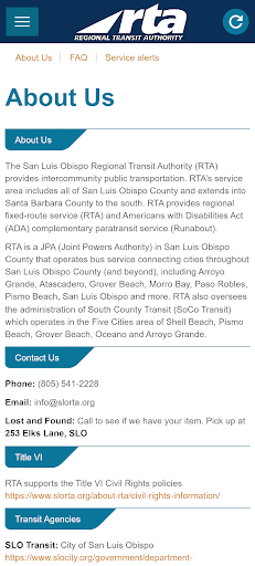 San Luis Obispo RTA Screen 3