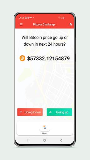 Android application Bitcoin Challenge screenshort