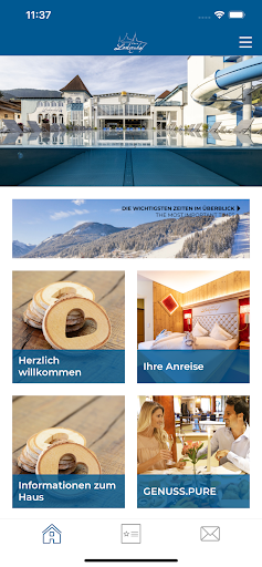 Android application Schlosshotel Lacknerhof screenshort