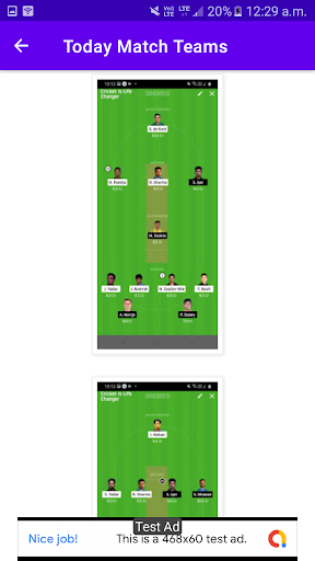 Best11 Teams Screen 3