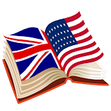 English books, multilingual parallel dictionaries icon