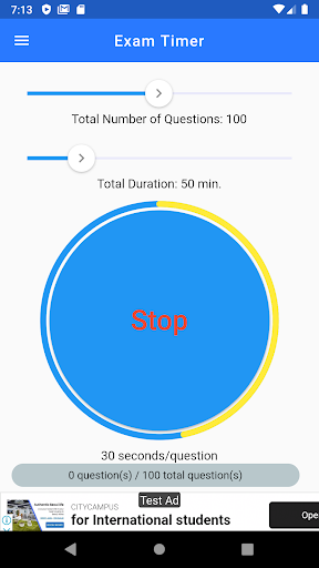 Exam Timer : Effortless, Easy Screen 2