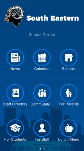 Android application South Eastern School District screenshort