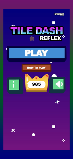 Android application Tile Dash Reflex screenshort
