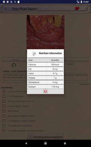 Sauce and Condiment Recipes
