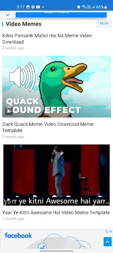 Android application Just Memes screenshort
