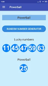 World lotto random numbers