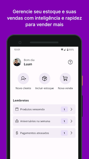 Android application Revendi - Estoque e Vendas screenshort