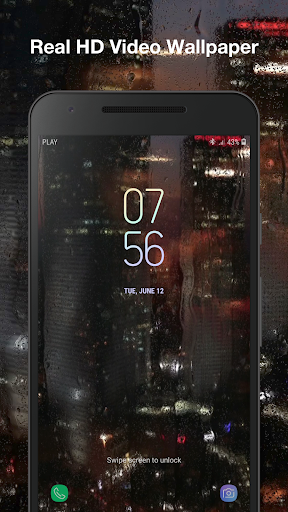 Real Raindrops Wallpaper Pro Screen 3