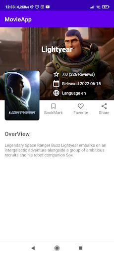 Movie App Demo Screen 2