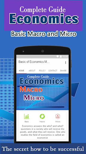 Android application Best Economic Macro and Micro screenshort