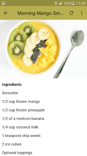 Smoothie recipes
