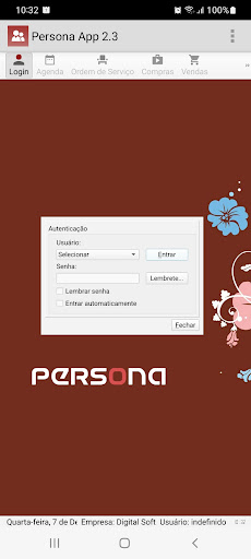 Android application Persona App 2.3 screenshort