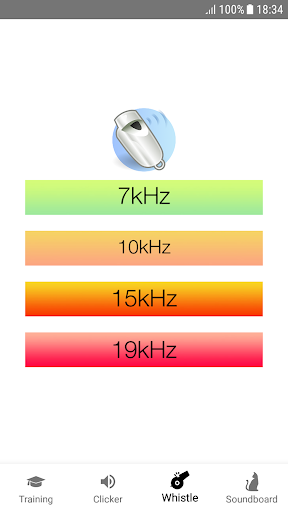 Android application Dog Whistle screenshort
