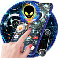 Alien Tech Live Wallpaper & Animated Keyboard