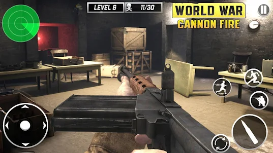 Cannon War : 二战 游戏 真枪 戰爭 在线 射擊