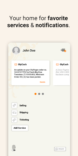 Android application OlyPages screenshort