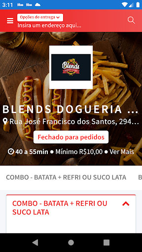 Android application Blends Dogueria Gourmet screenshort