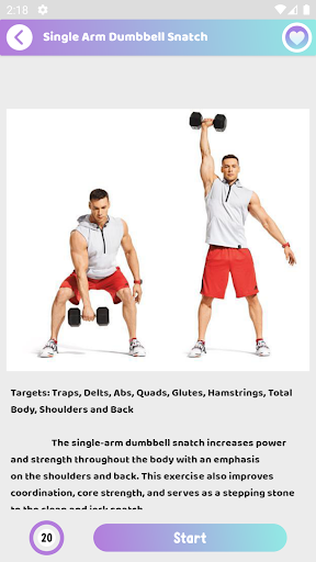 Dumbbells Home Exercises Screen 3